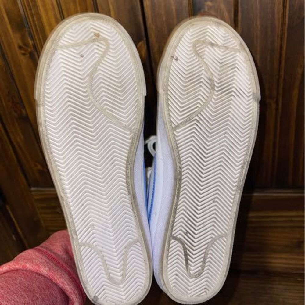 Women’s 8 Nike Blazer Mid ‘77 Airbrush Blue high top - Picture 7 of 10